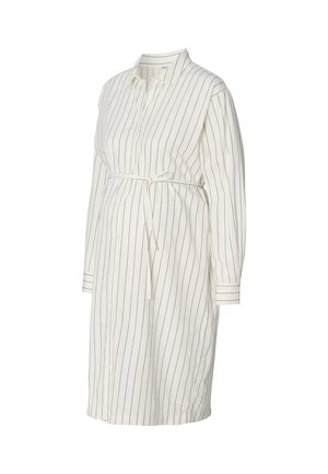 Noppies, DIEGO - Skjortekjole - cream thin stripe