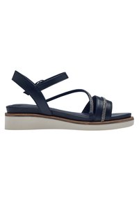 Tamaris Sandály na platformě - navy
