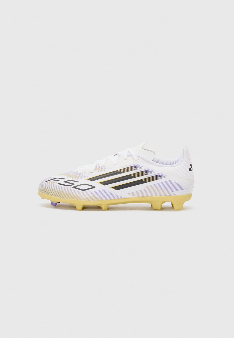 adidas Performance - F50 LEAGUE - Scarpe da calcetto con tacchetti - ftwr white/core black/gold-coloured, Ingrandire