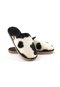ART OF SOULE VACHE - Mules - blanc et noir