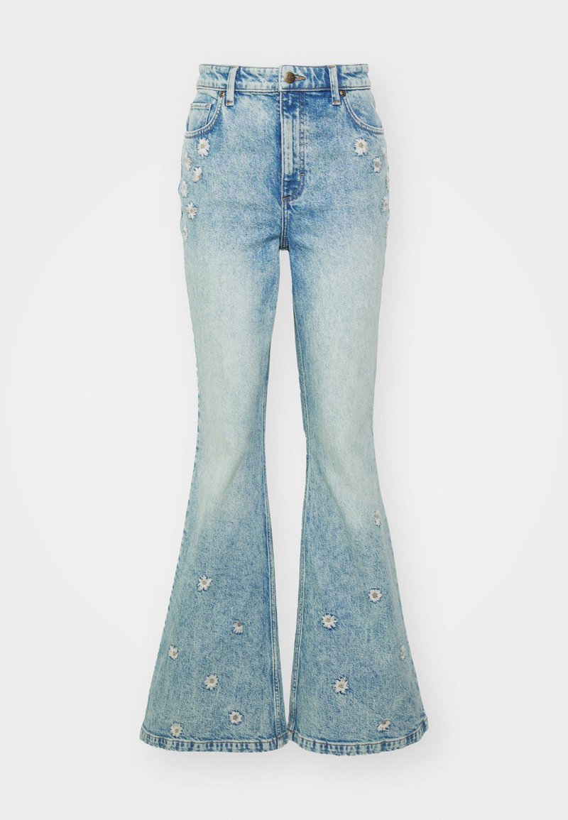 Lee Flared Jeans lichtblauw denim