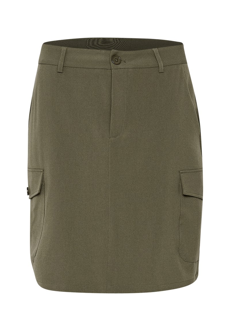 Kaffe A-lijn rok wintergroen Kaffe A-lijn rok wintergroen