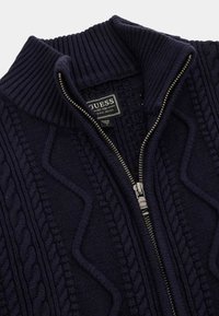 Guess REISSVERSCHLUSS - Cardigan - blau