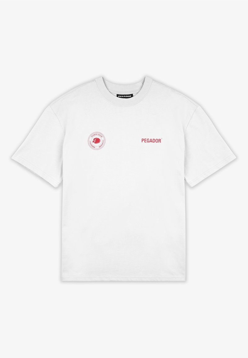 Pegador T-shirt print wit Pegador T-shirt print wit