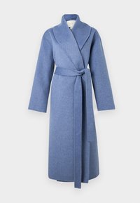FACE SHAWL COLLAR - Classic coat - dusty sailor/blue melange