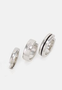 Pier One 6 PACK - Øredobber - silver-coloured