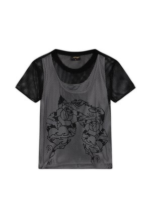 Ed Hardy, Camiseta estampada - white black