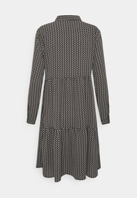 JDY PIPER - Vestido camiseiro - black/egret/natural geometric