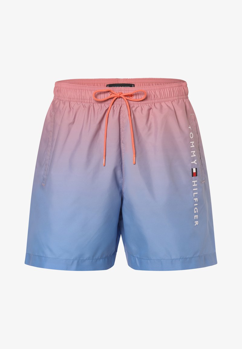 Tommy Hilfiger MEDIUM - Shorts da mare - ombre coral blossomblue spell