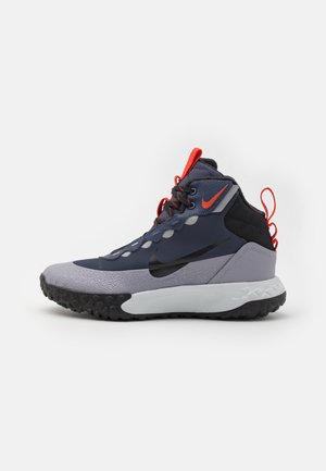 HIKEDA - Sneakers alte - thunder blue/black/cement grey/pure platinum