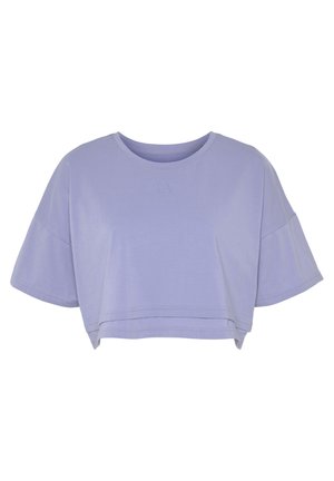 LASCANA, KURZARM - Basic T-shirt - blau