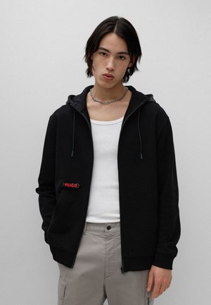 DYNDALE - Felpa con zip - black