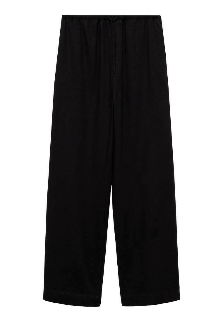 Mango Broek zwart