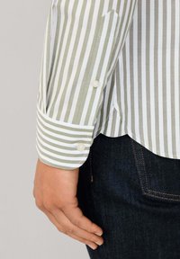 Hackett London SOFT STRIPE - Svečana košulja - cargo green