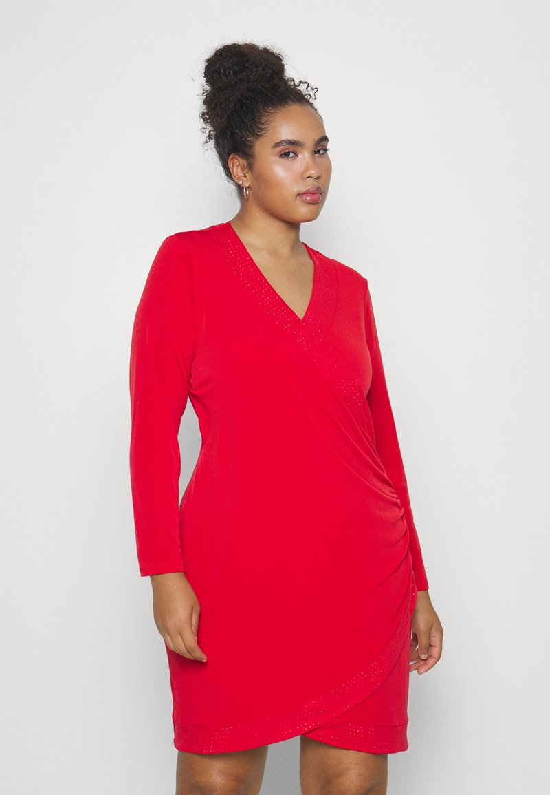 MICHAEL Michael Kors - MINI DRESS - Jerseyjurk - crimson, Vergroten