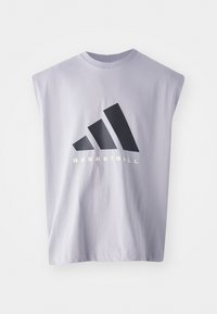 adidas Performance TEE - T-shirt imprimé - glory grey