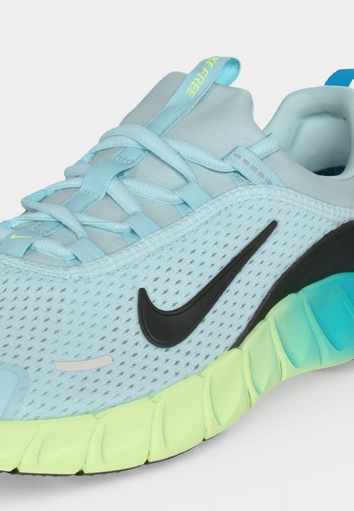 Nike FREE RIDE UNISEX - Road running shoes - glacier blue/black/light current blue/barely volt — photo 7