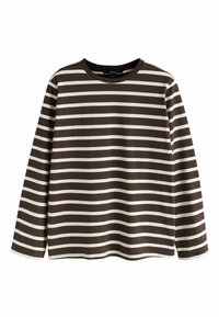 Neizvēlēts, chocolate brown cream stripe