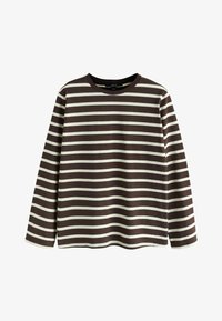 Valimata, chocolate brown cream stripe