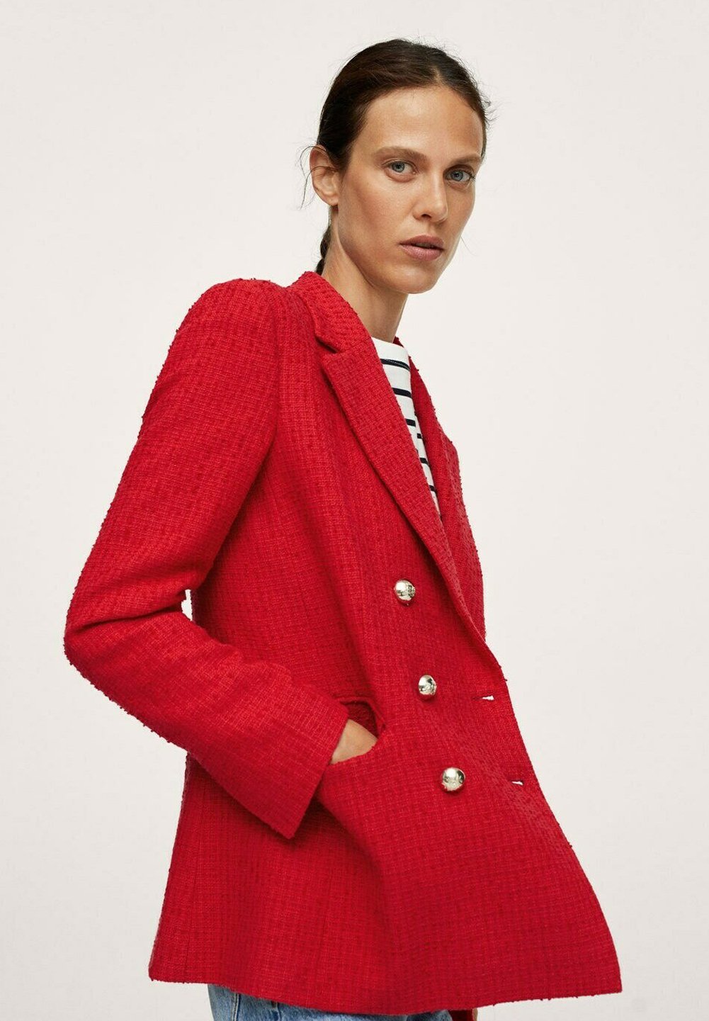 Mango Blazer - rood - Zalando.nl