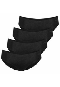 Sloggi 4 PACK HIPSTER SOFT LEICHT UNSICHTBAR SAUMLOS - Slip - schwarz