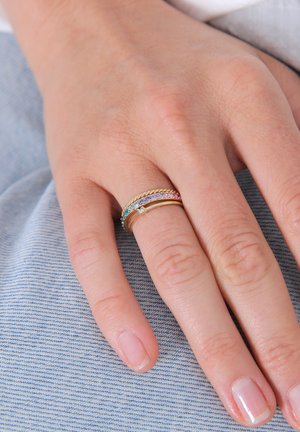 VIVID SPARKLING DUO - Ring - gold-coloured