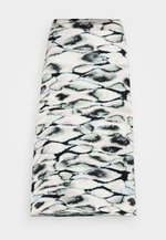 ESPRIT Gonna Midi In Mesh Con Stampa Astratta E Vita Elastica - Leggera, Plissettata, Fodera In Jersey, Collezione Donna - 3