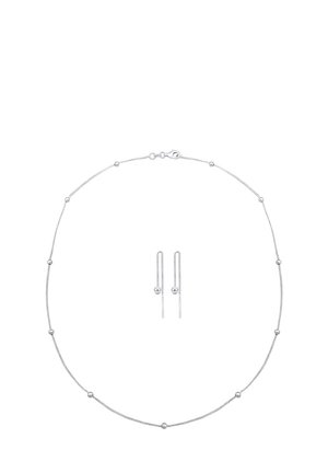 SET GEO KUGEL MINIMAL BASIC - Ohrringe - silberfarben