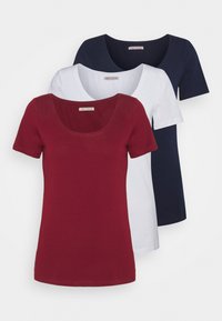 Não selecionado, dark blue/white/bordeaux