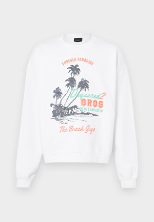 RELAX FIT CREW NECK - Pusa - white