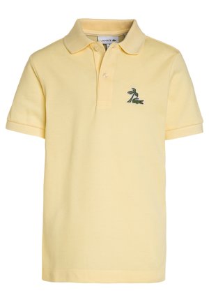 BOY SHORT SLEEVED RIBBED COLLAR - Polo - napolitan yellow