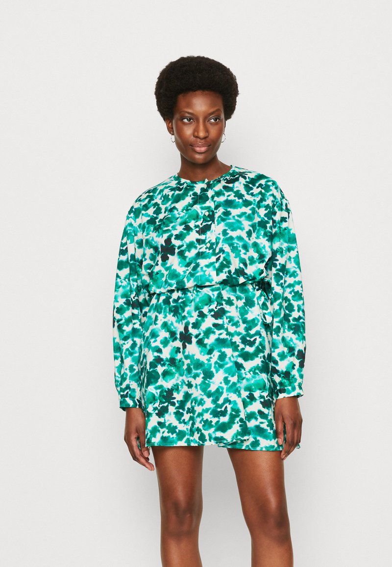 Marc O'Polo DRESS ELASTIC WAIST FEMININE SLEEVE SHIRT PLACKET SHORT