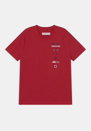 PRINT LOGO - T-shirt con stampa - red