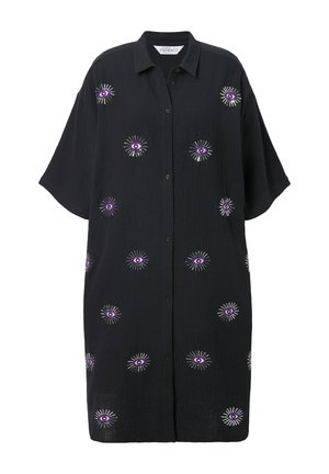 Studio Untold EYE EMBROIDERY - Robe chemise - black