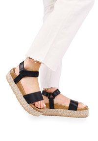Bosanova Sandali con zeppa - black