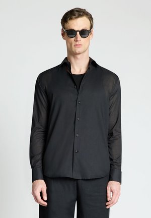 Calliope, CAMICIA TINTA UNITA - Chemise - nero ultrablack