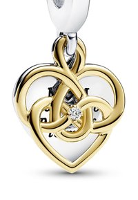Pandora MOM HEART - Amulet - sterling silver and gold plated