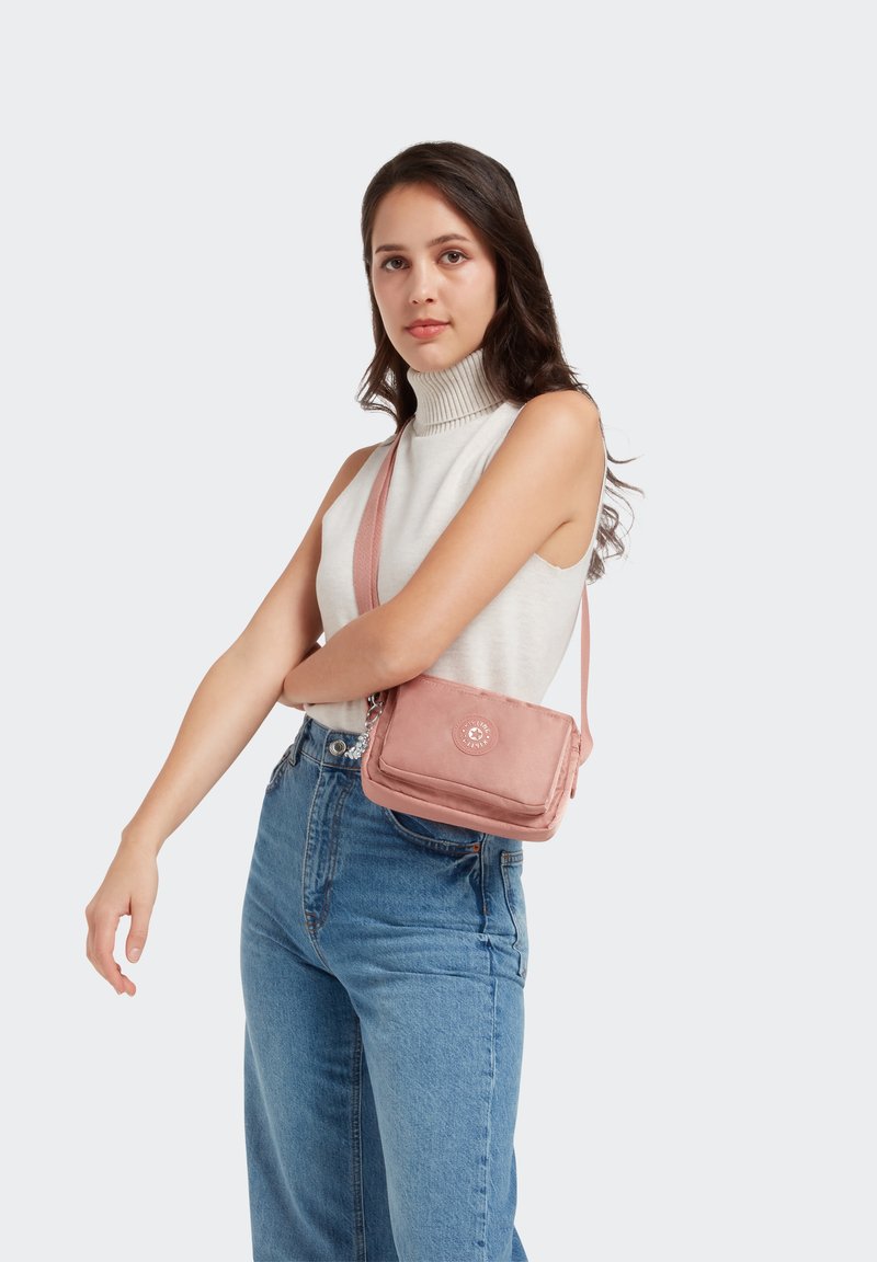 Kipling ABANU BP RG - Umhängetasche - dynamic twill warm rose
