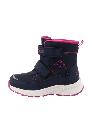 Winter boots - navy-pink