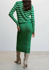 Mango Strickpullover - green