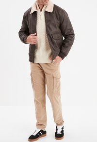 Creeks AMERICAN INSPIRATION FASHION  COOL  EASY 
 - Giacca in similpelle - marron