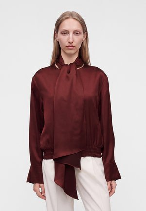 HUGO ASENSAM-1 - Blouse - brown overflow