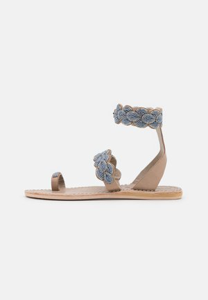 RUMI FLAT - Infradito - silver/grey