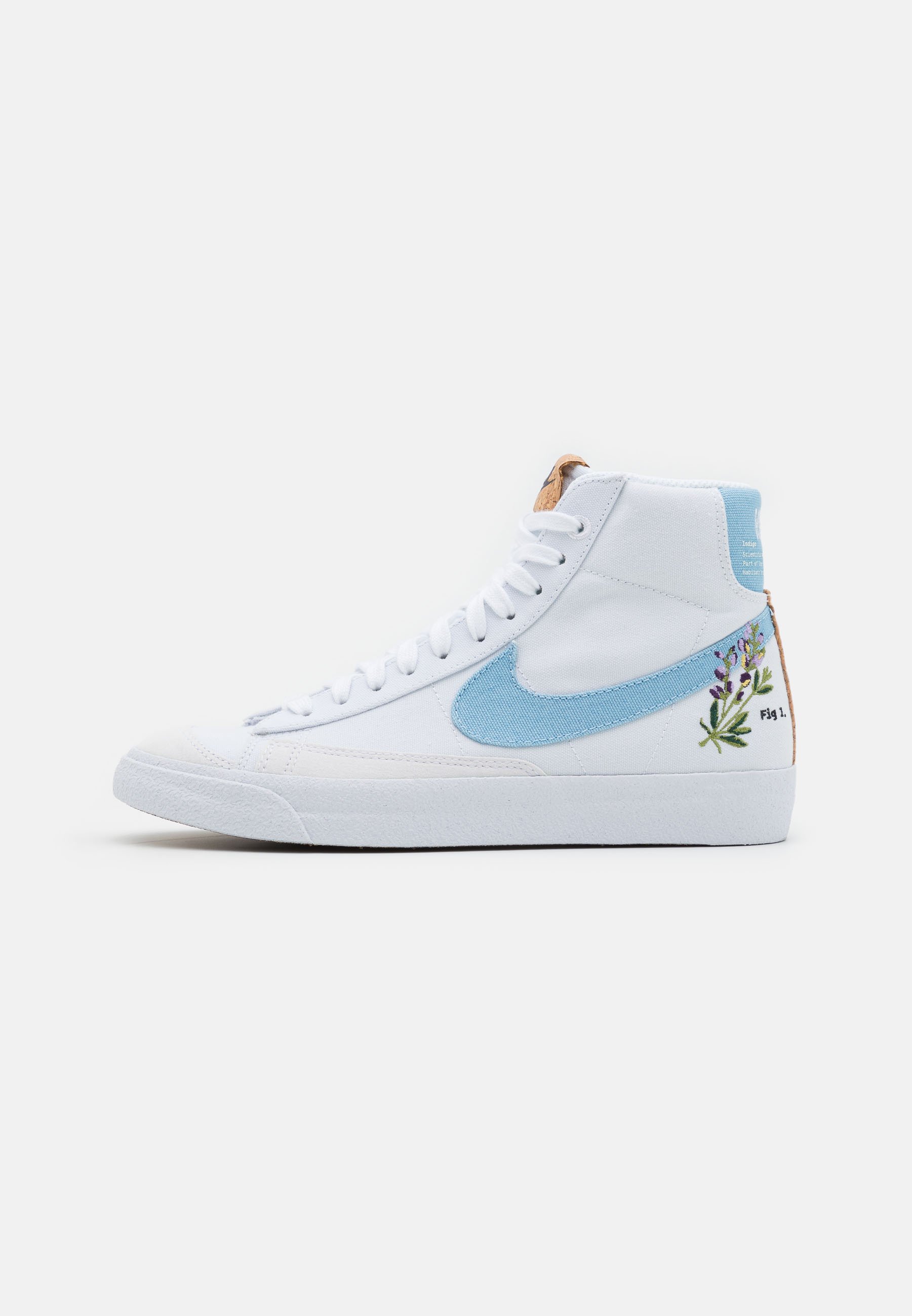 Nike Sportswear BLAZER MID '77 M2Z2 - Sneakers hoog - white/obsidian/Zwart  - Zalando.nl