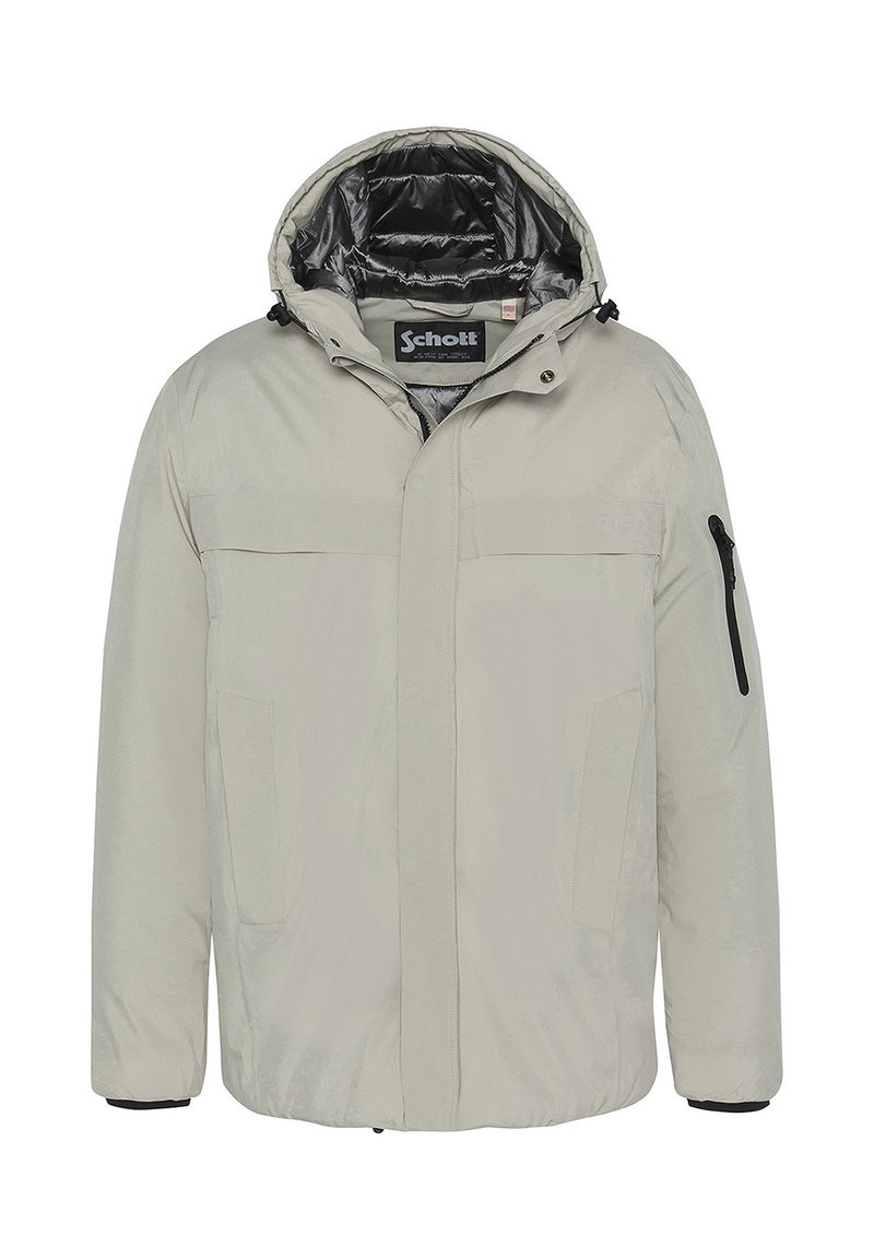 Schott OUTDOOR HOODED - Vinterjakker - stone