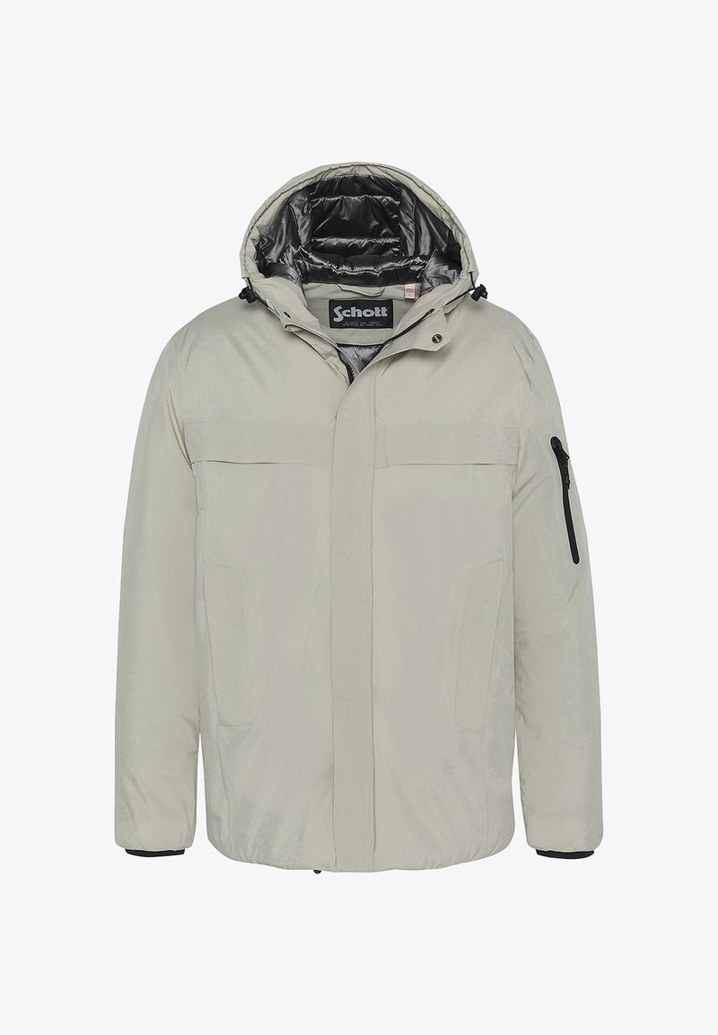 Schott OUTDOOR HOODED - Vinterjakker - stone