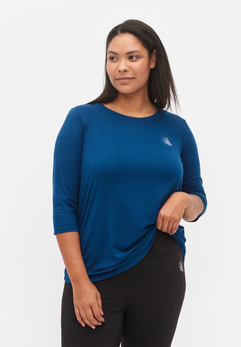 Active by Zizzi - WORKOUT  - Longsleeve - poseidon, Vergroten