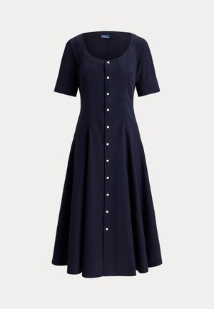 Polo Ralph Lauren, COTTON CANVAS SCOOPNECK DRESS - Robe chemise - atlantic