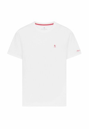 Harper & Neyer, T-SHIRT VITA CONTRAST - T-shirt print - white
