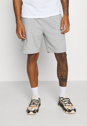 TRISTAN - Tracksuit bottoms - light grey marl/optic white